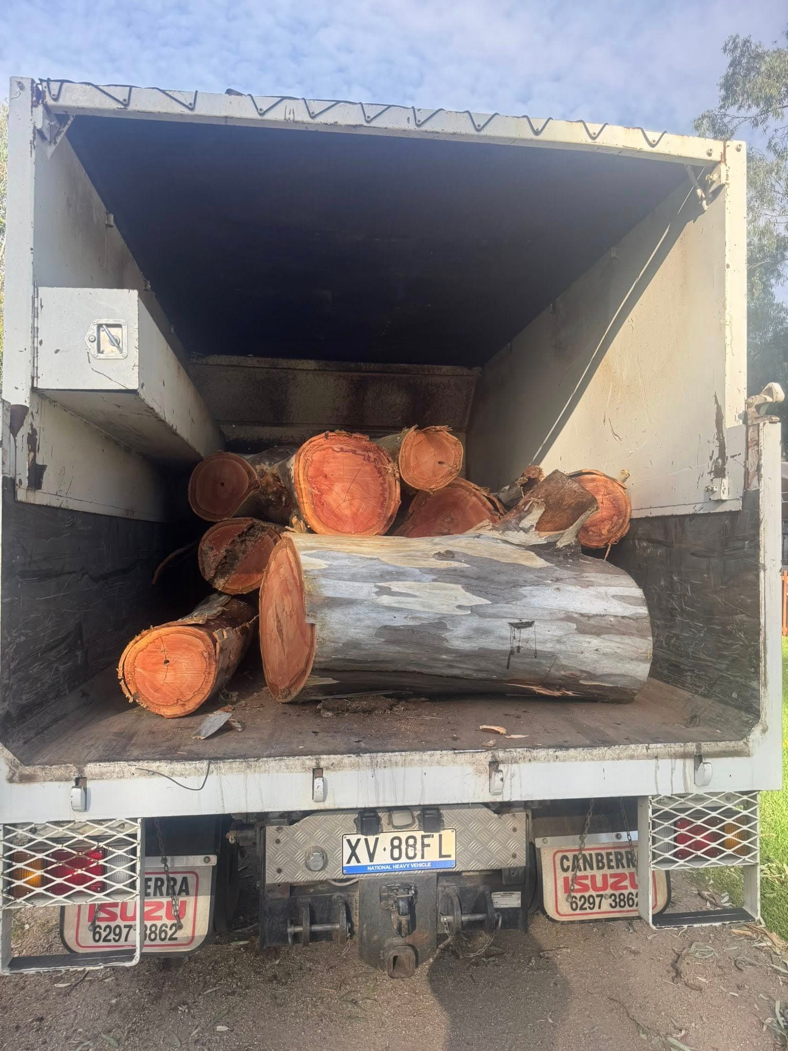 Seasoned redgum firewood split and ready for sale in Echuca